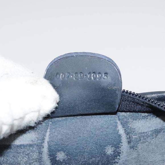 GUCCI Micro GG Supreme Shoulder Bag PVC Navy Gold 007 89 1095 Auth th5584 - Picture 12 of 16